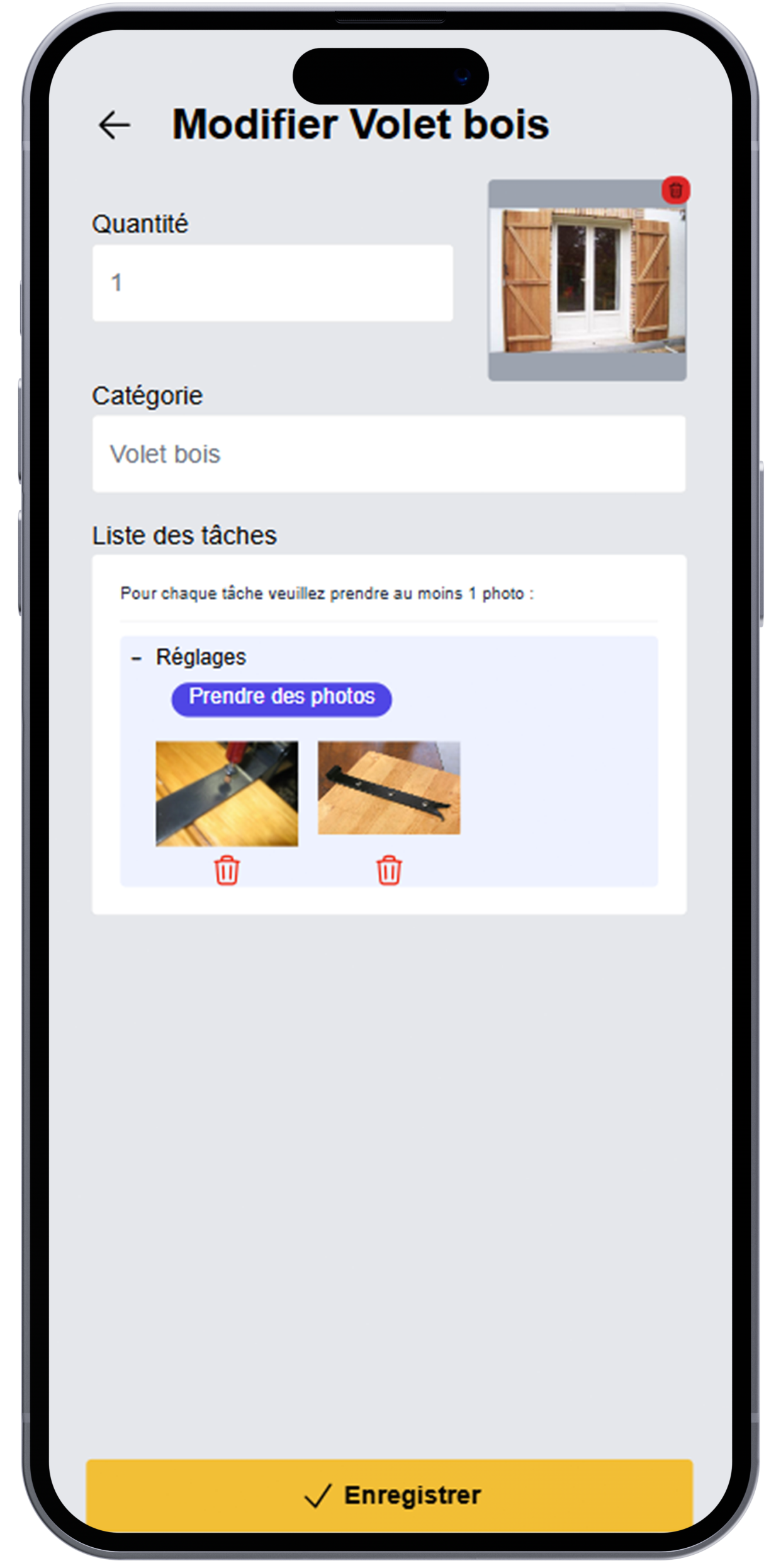 Application mobile technicien